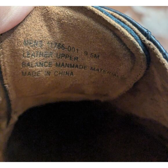 Florsheim Men's Cap Toe Oxford Dress Shoes Black Leather 9.5 M - Picture 4 of 5